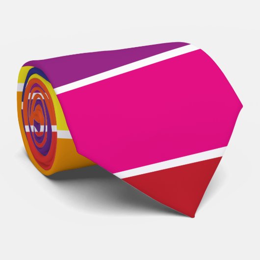 Rainbow Colours Design  ネクタイ (ロール)