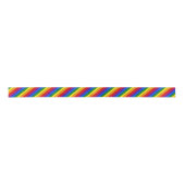 Rainbow colours ribbon サテンリボン (正面)