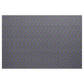 Rainbow Confetti Polka Dot Party on Navy ファブリック (ファットクウォーター)