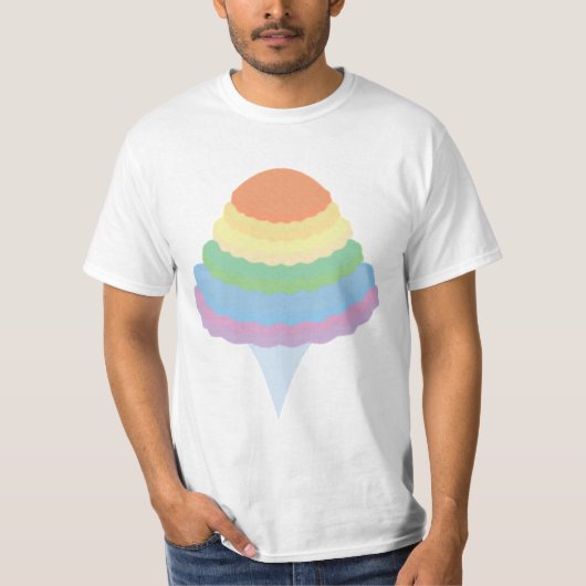 Rainbow Cotton Candy  Tシャツ (正面)