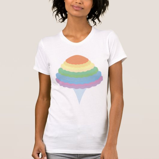 Rainbow Cotton Candy Tシャツ (正面)