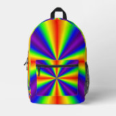 Rainbow Cross プリントバックパック (正面)