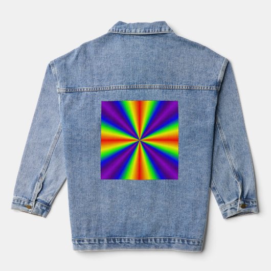 Rainbow Cross Denim Jacket デニムジャケット (裏面)