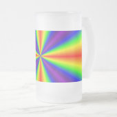 Rainbow Cross Frosted Mug フロストグラスビールジョッキ (正面右)