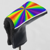 Rainbow Cross Golf Head Cover ゴルフヘッドカバー (3/4 正面)