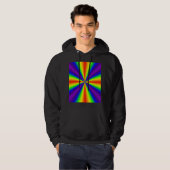 Rainbow Cross Pullover Hoodie パーカ (正面フル)
