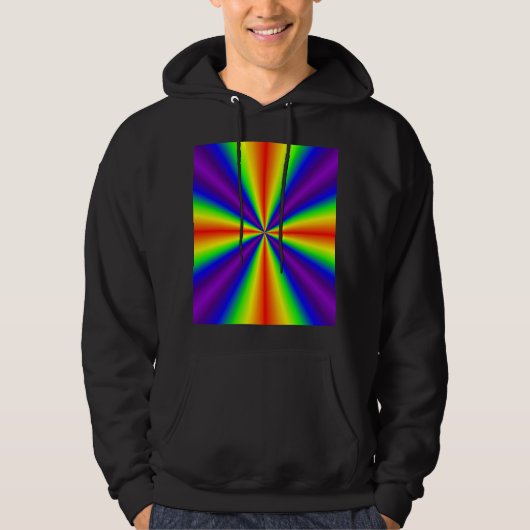 Rainbow Cross Pullover Hoodie パーカ (正面)