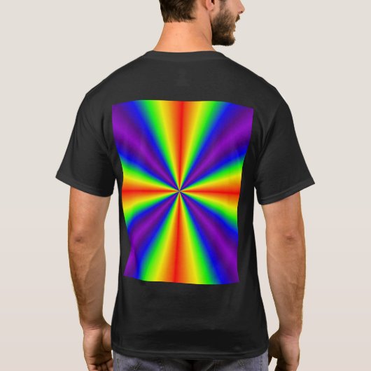 Rainbow Cross T-Shirt Tシャツ (裏面)
