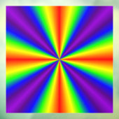 Rainbow Cross Window Cling ウィンドウサイン (シート3)