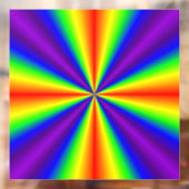 Rainbow Cross Window Cling ウィンドウサイン (シート2)