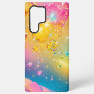 Rainbow Crystal Fantasy Phone Case Samsung Galaxy S22 Ultraケース