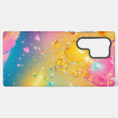 Rainbow Crystal Fantasy Phone Case Samsung Galaxyケース (裏面横)