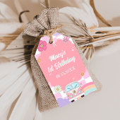 Rainbow Daisy Car Gift Tag ギフトタグ