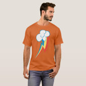 Rainbow Dash Cutie Mark vintage Tシャツ (正面フル)