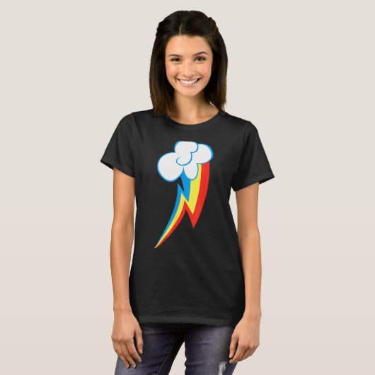 Rainbow Dash Cuties Mark  Tシャツ (正面フル)