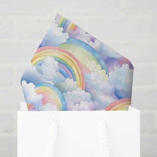 Rainbow Decoupage 薄葉紙 (ギフトバッグ)