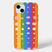 RAINBOW DOT STRIPES Case-Mate iPhoneケース (裏面)