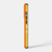 RAINBOW DOT STRIPES iPhoneケース (左側面)