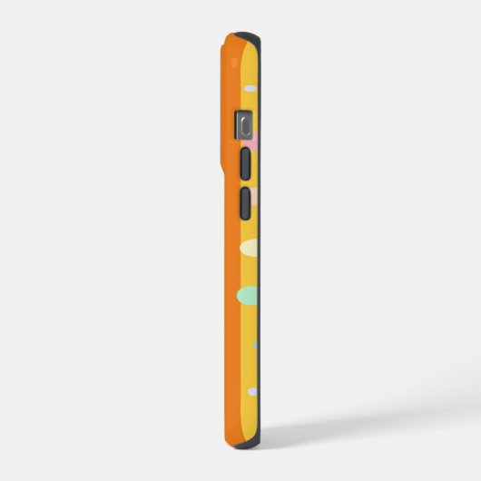 RAINBOW DOT STRIPES iPhoneケース (左側面)