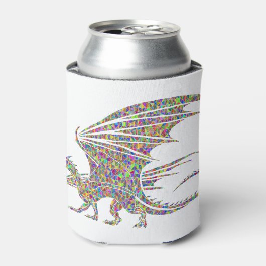 Rainbow Dragon Tribal Tattoo Idée cadeau 缶クーラー (缶正面)