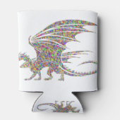 Rainbow Dragon Tribal Tattoo Idée cadeau 缶クーラー (裏面)