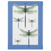 Rainbow Dragonflyカスタマイズ可能な名刺 クリップボード (裏面)