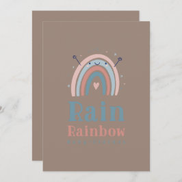 Rainbow Drawing Heart Icon Pastel AestheticArt 招待状
