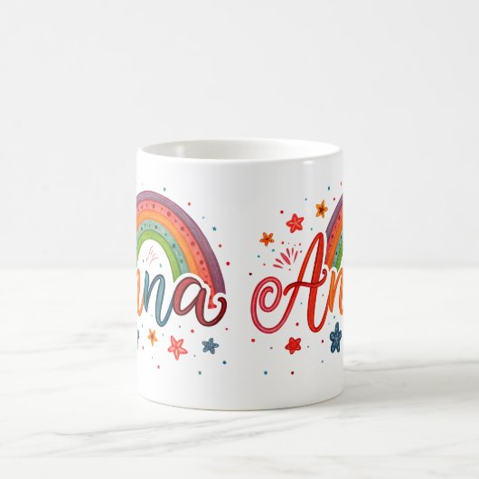 Rainbow Dreams Anna 1 コーヒーマグカップ (中央)