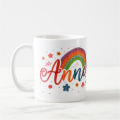 Rainbow Dreams Anna 1 コーヒーマグカップ (左)