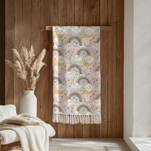 Rainbow Dreams Blanket Sherpa Gift for Children シェルパブランケット