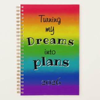 Rainbow Dreams into Plans Personal Planner プランナー手帳