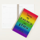 Rainbow Dreams into Plans Personal Planner プランナー手帳 (ディスプレー)