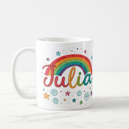 Rainbow Dreams Julia 1 コーヒーマグカップ