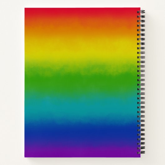 Rainbow Dreams plans Customize Notebook Journal ノートブック (裏面)