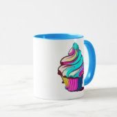Rainbow Drip Cupcake マグカップ (正面右)