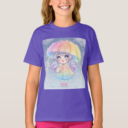 Rainbow During a Storm, Natasha Us Tシャツ (正面)