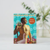 Rainbow Easter シーズンポストカード (スタンド正面)