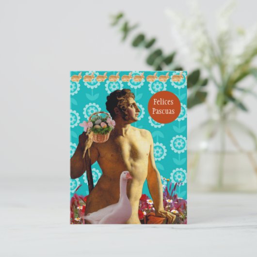 Rainbow Easter シーズンポストカード (スタンド正面)