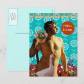 Rainbow Easter シーズンポストカード (正面/裏面)