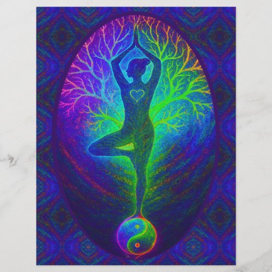 Rainbow Energy Yin Yang Yoga チラシ (正面)