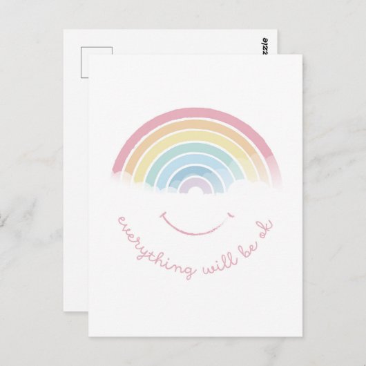 RAINBOW Everything will be ok! ポストカード (正面/裏面)