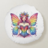 rainbow fairy ラウンドクッション (裏面)