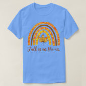 Rainbow Fall Is In The Air Funny Autumn Leaves Wom Tシャツ (デザイン正面)