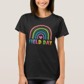Rainbow Field Day Last Day Of School Students Teac Tシャツ (正面)