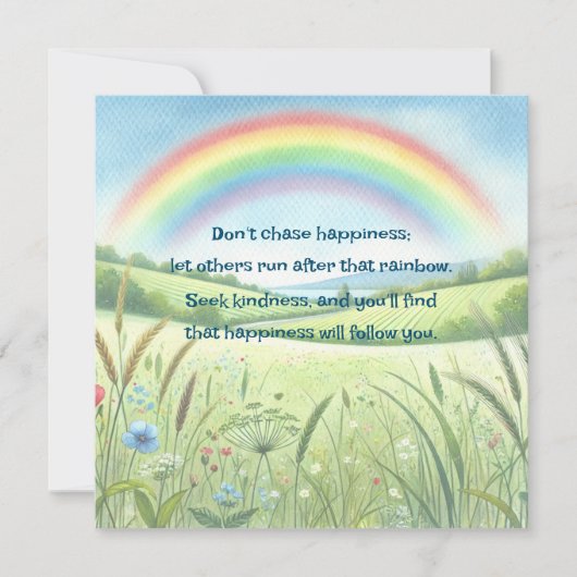 Rainbow / Field & Quote カード (正面)