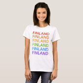 RAINBOW FINLANDシャツ&ジャケット Tシャツ (正面フル)