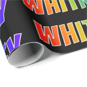 Rainbow First Name "WHITNEY";おもしろいカラフル& ラッピングペーパー (ロールコーナー)