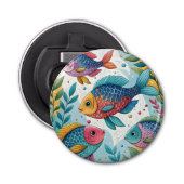 Rainbow Fish in Underwater 栓抜き (正面)