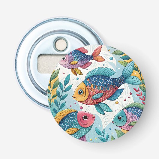 Rainbow Fish in Underwater 栓抜き (正面)