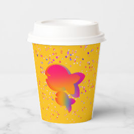 Rainbow Fish Kids Birthday Yellow  紙コップ